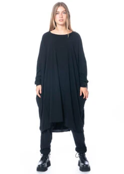 RUNDHOLZ  BLACK  LABEL, Baumwollkleid Mit Elasthan 2233470909 -Kleider Geschaft 3470909 black