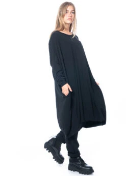 RUNDHOLZ  BLACK  LABEL, Baumwollkleid Mit Elasthan 2233470909 -Kleider Geschaft 3470909 black 6