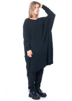 RUNDHOLZ  BLACK  LABEL, Baumwollkleid Mit Elasthan 2233470909 -Kleider Geschaft 3470909 black 8