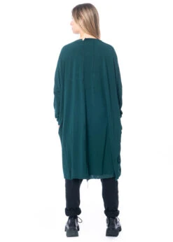 RUNDHOLZ  BLACK  LABEL, Baumwollkleid Mit Elasthan 2233470909 -Kleider Geschaft 3470909 forest 7