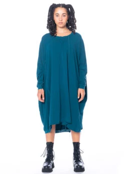 RUNDHOLZ  BLACK  LABEL, Baumwollkleid Mit Elasthan 2233470909 -Kleider Geschaft 3470909 ink