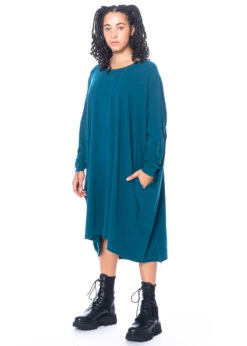 RUNDHOLZ  BLACK  LABEL, Baumwollkleid Mit Elasthan 2233470909 -Kleider Geschaft 3470909 ink 4