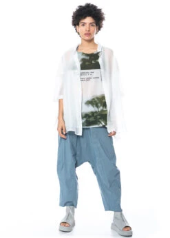 RUNDHOLZ  BLACK  LABEL, Halbtransparente, Luftige Sommerbluse 1233480415 -Kleider Geschaft 3480414 m. 3630111 u.3600806 u. front act 2 1