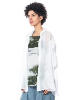 RUNDHOLZ  BLACK  LABEL, Halbtransparente, Luftige Sommerbluse 1233480415 -Kleider Geschaft 3480414 m. 3630111 u.3600806 u. front act 3 1