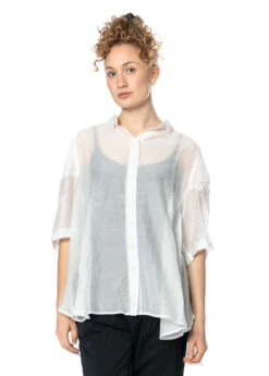 RUNDHOLZ  BLACK  LABEL, Halbtransparente, Luftige Sommerbluse 1233480415