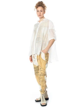 RUNDHOLZ  BLACK  LABEL, Halbtransparente, Luftige Sommerbluse 1233480415 -Kleider Geschaft 3480415 offwhite s 5