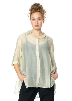 RUNDHOLZ  BLACK  LABEL, Halbtransparente, Luftige Sommerbluse 1233480415 -Kleider Geschaft 3480415 pearl s