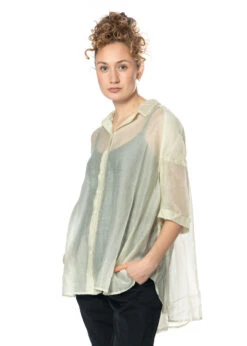 RUNDHOLZ  BLACK  LABEL, Halbtransparente, Luftige Sommerbluse 1233480415 -Kleider Geschaft 3480415 pearl s 3