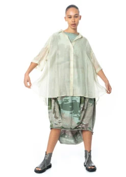 RUNDHOLZ  BLACK  LABEL, Halbtransparente, Luftige Sommerbluse 1233480415 -Kleider Geschaft 3480415 pearl s 7