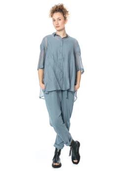 RUNDHOLZ  BLACK  LABEL, Halbtransparente, Luftige Sommerbluse 1233480415 -Kleider Geschaft 3480415 water s