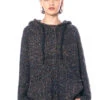 RUNDHOLZ  BLACK  LABEL, Strickjacke Mit Kapuze Aus Meliertem Garm 2233487107