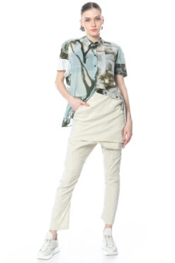 RUNDHOLZ  BLACK  LABEL, Hose Mit Rockteil Aus Superstretchware 1233630110 -Kleider Geschaft 3630110 pearl gr. xs m. 3600403 4