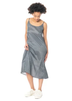 RUNDHOLZ  BLACK  LABEL, Slip Dress Mit Spaghettiträger 1233650901 -Kleider Geschaft 3650901 grey 2