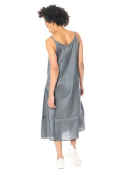 RUNDHOLZ  BLACK  LABEL, Slip Dress Mit Spaghettiträger 1233650901 -Kleider Geschaft 3650901 grey 4