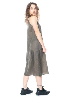 RUNDHOLZ  BLACK  LABEL, Slip Dress Mit Spaghettiträger 1233650901 -Kleider Geschaft 3650901 olivecloud 2