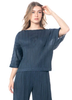 PLEATS PLEASE ISSEY MIYAKE, Shirt COTTON ROW -Kleider Geschaft 36jk611 gr. 5 m. pp36jf613