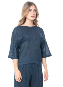 PLEATS PLEASE ISSEY MIYAKE, Shirt COTTON ROW -Kleider Geschaft 36jk611 gr. 5 m. pp36jf613 5