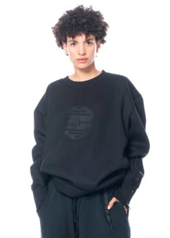 LA HAINE INSIDE US, Langer Pullover Mit Reißverschlüssen An Den Ärmeln 3M LM029