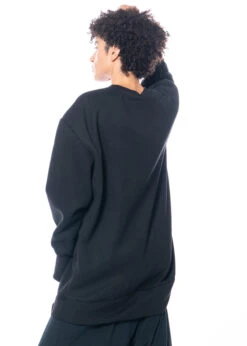 LA HAINE INSIDE US, Langer Pullover Mit Reißverschlüssen An Den Ärmeln 3M LM029 -Kleider Geschaft 3m lm029 m. 4v lw644 u. trey 7