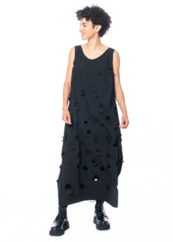 KEDZIOREK, Lässiges Maxikleid Mit Raffinierten Runden Cut-Outs 4974 -Kleider Geschaft 4974 36 8