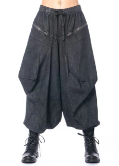 LA HAINE INSIDE US, Ballonhose Mit Verstellbarem Kordelzug 4B LW552 -Kleider Geschaft 4b lw552 7