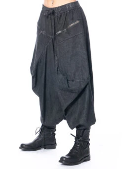 LA HAINE INSIDE US, Ballonhose Mit Verstellbarem Kordelzug 4B LW552 -Kleider Geschaft 4b lw552 8