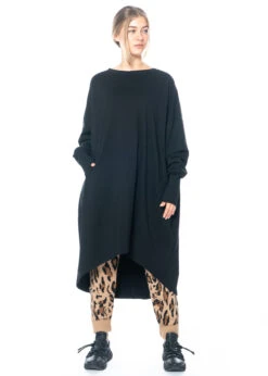 LA HAINE INSIDE US, Langes Schwarzes Kleid 4M LW557