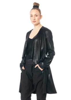 LA HAINE INSIDE US, Cardigan Aus Kunstleder 4O Portia