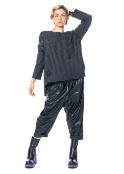 PLUSLAVIE PLÜ, Weites Babydollshirt A NEW BIG SHIRT -Kleider Geschaft 5028 anewbigshirt stripe s 9