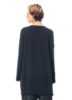 PLUSLAVIE PLÜ, Langärmeliges Tunikashirt N's SHIRT -Kleider Geschaft 5035 nshirt black s 2