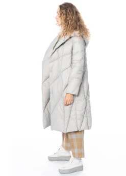 JNBY, Ausgestellter Daunenmantel Mit Kapuze -Kleider Geschaft 5l9c30610 stone