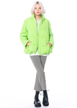 JNBY, Gesteppte Daunenjacke In Froschgrün