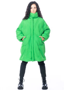 JNBY, Daunenmantel Mit Taschen Und Kragen In Grün -Kleider Geschaft 5mac1199032302 6