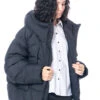 JNBY, Schwarze Oversize Daunenjacke -Kleider Geschaft 5moc1277000102 2