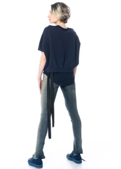 DRKSHDW By Rick Owens, Schmale Leggings Mit Frontschlitzen Aus Stretch-Baumwollmischung