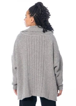 Studiob3, Grobstrick Cardigan Alto -Kleider Geschaft alto faded beige 6