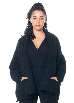 Studiob3, Grobstrick Cardigan Alto -Kleider Geschaft alto medium 10