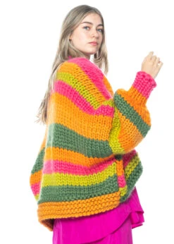 HOPE MACAULAY, Bunte Grobstrickjacke Aphaea -Kleider Geschaft aphaea gr. m l 12 1