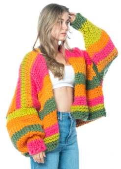 HOPE MACAULAY, Bunte Grobstrickjacke Aphaea -Kleider Geschaft aphaea gr. m l 5 2