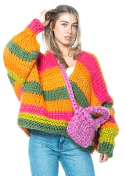 HOPE MACAULAY, Bunte Grobstrickjacke Aphaea -Kleider Geschaft aphaea gr. m l 9 1