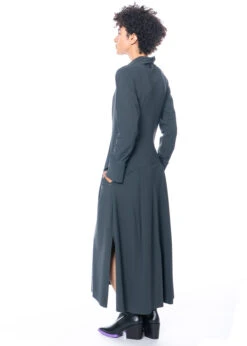 HIGH, Schönes Midikleid AUDACIOUS Perlmuttknopfleiste 32 HIGH, Schönes Midikleid AUDACIOUS Perlmuttknopfleiste -Kleider Geschaft audacious s21719