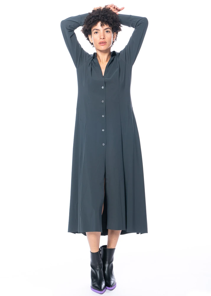 HIGH, Schönes Midikleid AUDACIOUS Perlmuttknopfleiste 14 HIGH, Schönes Midikleid AUDACIOUS Perlmuttknopfleiste – Bild 12