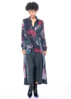 HIGH, Schönes Midikleid AUDACIOUS Perlmuttknopfleiste 28 HIGH, Schönes Midikleid AUDACIOUS Perlmuttknopfleiste -Kleider Geschaft audacious s21719 8