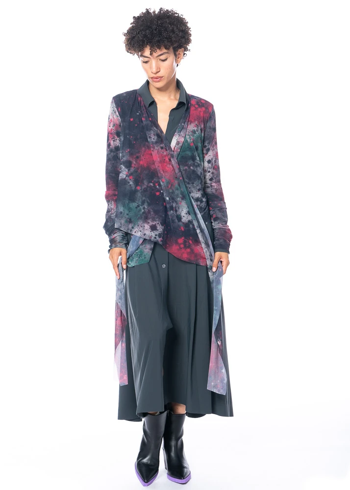 HIGH, Schönes Midikleid AUDACIOUS Perlmuttknopfleiste 13 HIGH, Schönes Midikleid AUDACIOUS Perlmuttknopfleiste – Bild 11