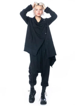 Studiob3, Strickjacke Aus Sweat-Jersey Avanit -Kleider Geschaft avanit 40 42 black 10