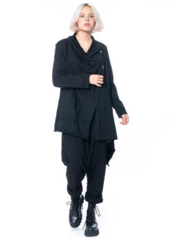 Studiob3, Strickjacke Aus Sweat-Jersey Avanit -Kleider Geschaft avanit 40 42 black 9