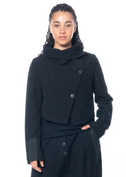 Studiob3, Gecroppte Jacke Balla 26 Studiob3, Gecroppte Jacke Balla -Kleider Geschaft balla black 40 42