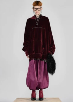 BARBARA BOLOGNA, Langer Kapuzenpulli Mit Weiten Ärmeln -Kleider Geschaft bb 4