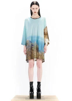 BARBARA BOLOGNA, Exquisites Oversized Shirtkleid Mit Druck