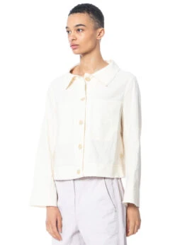 Annette Görtz, Leichte Sommerjacke Beja Mit Kragen Aus Baumwoll-Leinen-Gemisch -Kleider Geschaft beja 11 off white neu 1